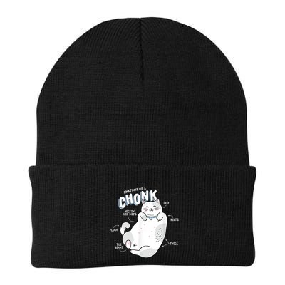 Funny Chonk Cat Meme Anatomy Of A Chonk Beanie