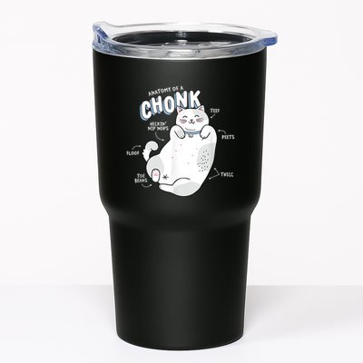 Funny Chonk Cat Meme Anatomy Of A Chonk Tumbler