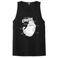 Funny Chonk Cat Meme Anatomy Of A Chonk PosiCharge Competitor Tank