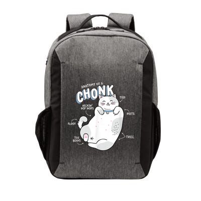 Funny Chonk Cat Meme Anatomy Of A Chonk Vector Backpack