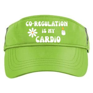 Flower Candle Co Regulation Is My Cardio Groovy Flowers Candle Wick Adult Drive Performance Visor