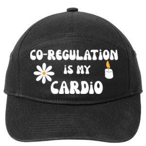 Flower Candle Co Regulation Is My Cardio Groovy Flowers Candle Wick 7-Panel Snapback Hat