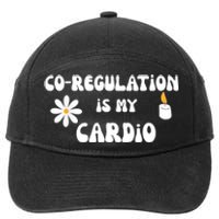 Flower Candle Co Regulation Is My Cardio Groovy Flowers Candle Wick 7-Panel Snapback Hat