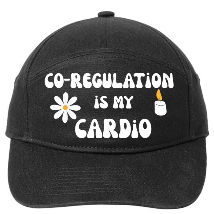 Flower Candle Co Regulation Is My Cardio Groovy Flowers Candle Wick 7-Panel Snapback Hat