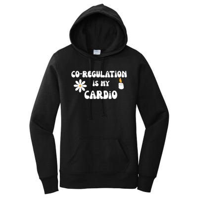 Flower Candle Co Regulation Is My Cardio Groovy Flowers Candle Wick Women's Pullover Hoodie