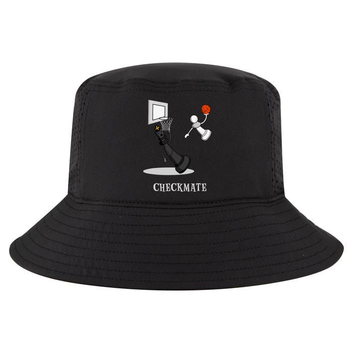 Funny Checkmate Chess Basketball Game Board King Pawn Piece Cool Comfort Performance Bucket Hat