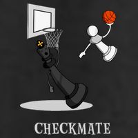 Funny Checkmate Chess Basketball Game Board King Pawn Piece Cool Comfort Performance Bucket Hat