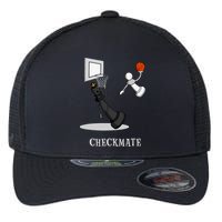 Funny Checkmate Chess Basketball Game Board King Pawn Piece Flexfit Unipanel Trucker Cap