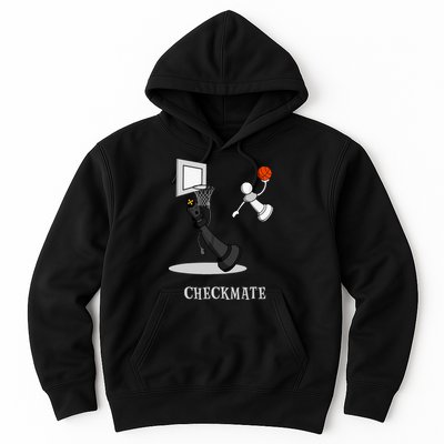 Funny Checkmate Chess Basketball Game Board King Pawn Piece Hoodie