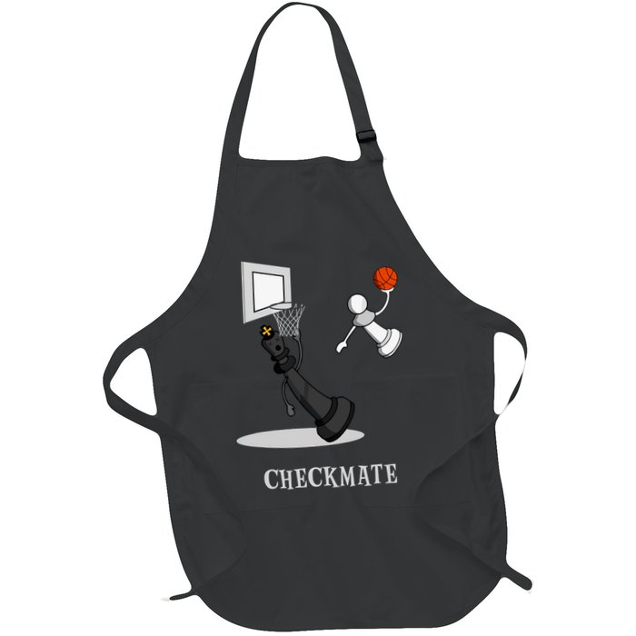 Funny Checkmate Chess Basketball Game Board King Pawn Piece Apron