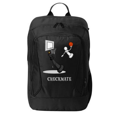 Funny Checkmate Chess Basketball Game Board King Pawn Piece City Backpack