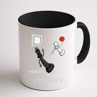 Funny Checkmate Chess Basketball Game Board King Pawn Piece Mug