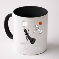 Funny Checkmate Chess Basketball Game Board King Pawn Piece Mug