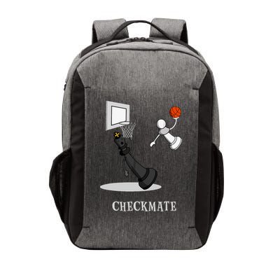 Funny Checkmate Chess Basketball Game Board King Pawn Piece Vector Backpack