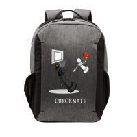 Funny Checkmate Chess Basketball Game Board King Pawn Piece Vector Backpack