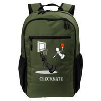 Funny Checkmate Chess Basketball Game Board King Pawn Piece Backpack