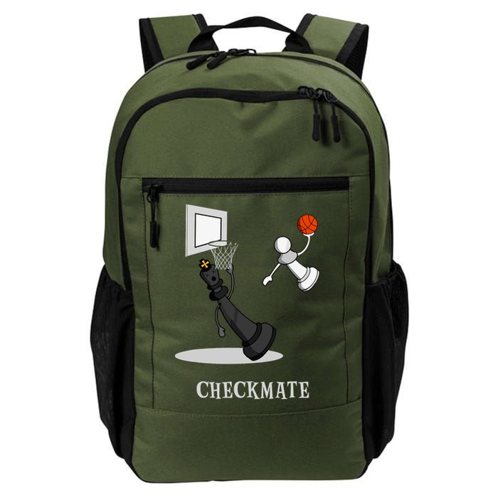 Funny Checkmate Chess Basketball Game Board King Pawn Piece Backpack