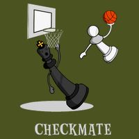 Funny Checkmate Chess Basketball Game Board King Pawn Piece Backpack