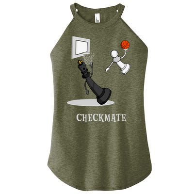 Funny Checkmate Chess Basketball Game Board King Pawn Piece Women's Perfect Tri Rocker Tank