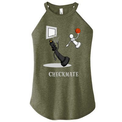 Funny Checkmate Chess Basketball Game Board King Pawn Piece Women’s Perfect Tri Rocker Tank