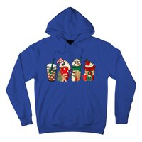 Funny Christmas Coffee Lover Cute Snowman Latte Xmas Holiday Hoodie