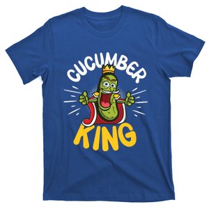 Funny Cucumber Dad King Vegetable Fathers' Day Gardener Cute Gift T-Shirt