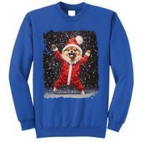 Funny Christmas Dog Pomeranian Gift Sweatshirt