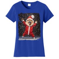 Funny Christmas Dog Pomeranian Gift Women's T-Shirt