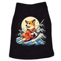 Funny Corgi Dog Japanese Grand Wave Ukiyoe Art Samurai Ninja Doggie Tank