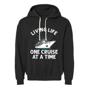 Funny Cruising Designs  Cruise Ship Cruising Lovers Garment-Dyed Fleece Hoodie