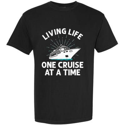 Funny Cruising Designs  Cruise Ship Cruising Lovers Garment-Dyed Heavyweight T-Shirt