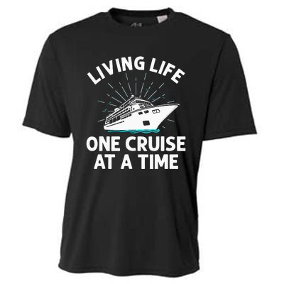 Funny Cruising Designs  Cruise Ship Cruising Lovers Cooling Performance Crew T-Shirt