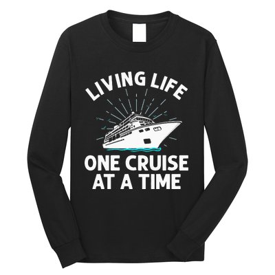 Funny Cruising Designs  Cruise Ship Cruising Lovers Long Sleeve Shirt