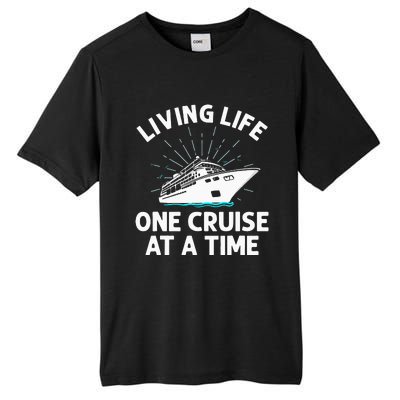 Funny Cruising Designs  Cruise Ship Cruising Lovers Tall Fusion ChromaSoft Performance T-Shirt