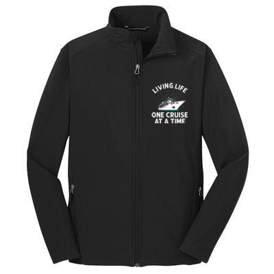 Funny Cruising Designs  Cruise Ship Cruising Lovers Core Soft Shell Jacket