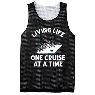 Funny Cruising Designs  Cruise Ship Cruising Lovers Mesh Reversible Basketball Jersey Tank