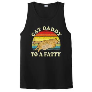 Fat Chonk Dad Cat Daddy To A Fatty PosiCharge Competitor Tank