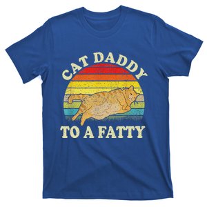 Fat Chonk Dad Cat Daddy To A Fatty T-Shirt