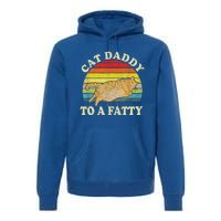 Fat Chonk Dad Cat Daddy To A Fatty Premium Hoodie