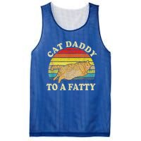 Fat Chonk Dad Cat Daddy To A Fatty Mesh Reversible Basketball Jersey Tank