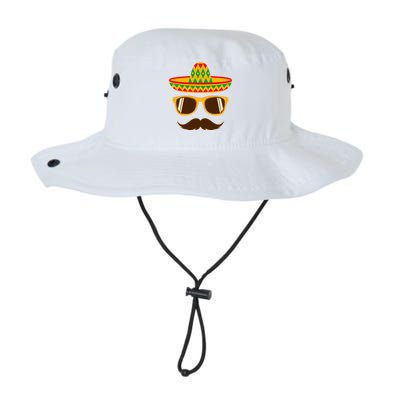 Funny Cinco De Mayo Party Mustache Face Dad Papa Cito Gift Legacy Cool Fit Booney Bucket Hat