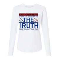 Fact Checkers Didn’T Exist Until The Truth Started Getting Out Womens Cotton Relaxed Long Sleeve T-Shirt