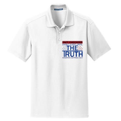 Fact Checkers Didn’T Exist Until The Truth Started Getting Out Dry Zone Grid Polo