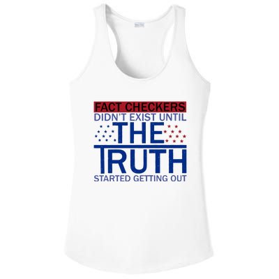 Fact Checkers Didn’T Exist Until The Truth Started Getting Out Ladies PosiCharge Competitor Racerback Tank