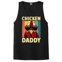 Funny Chicken Daddy Design For Dad Farmer Chicken Lover PosiCharge Competitor Tank