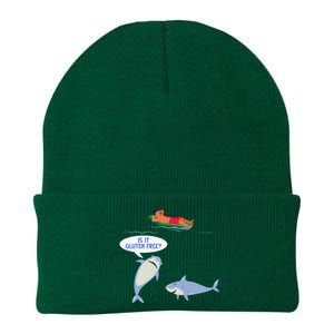 Funny Celiac Disease Wheat Free Shark Animal Gluten Free Knit Cap Winter Beanie