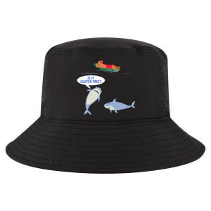 Funny Celiac Disease Wheat Free Shark Animal Gluten Free Cool Comfort Performance Bucket Hat