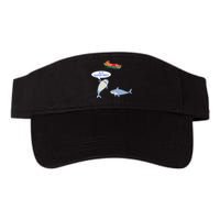 Funny Celiac Disease Wheat Free Shark Animal Gluten Free Valucap Bio-Washed Visor