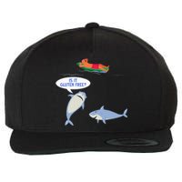 Funny Celiac Disease Wheat Free Shark Animal Gluten Free Wool Snapback Cap