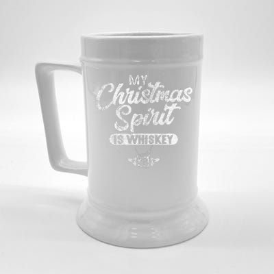 Funny Christmas Drinking Vintage Whiskey Liquor Drinker Xmas Beer Stein